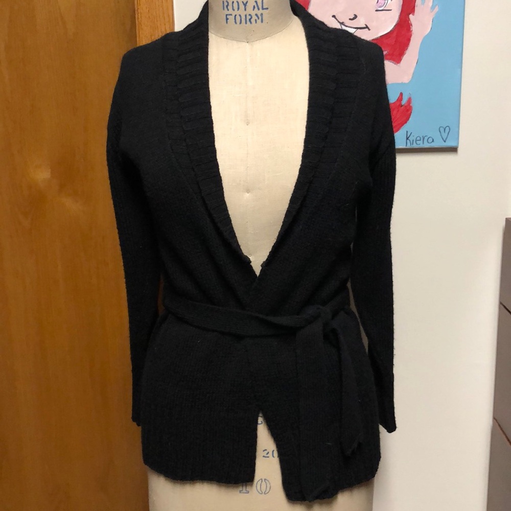 Arden B wrap tie sweater size medium